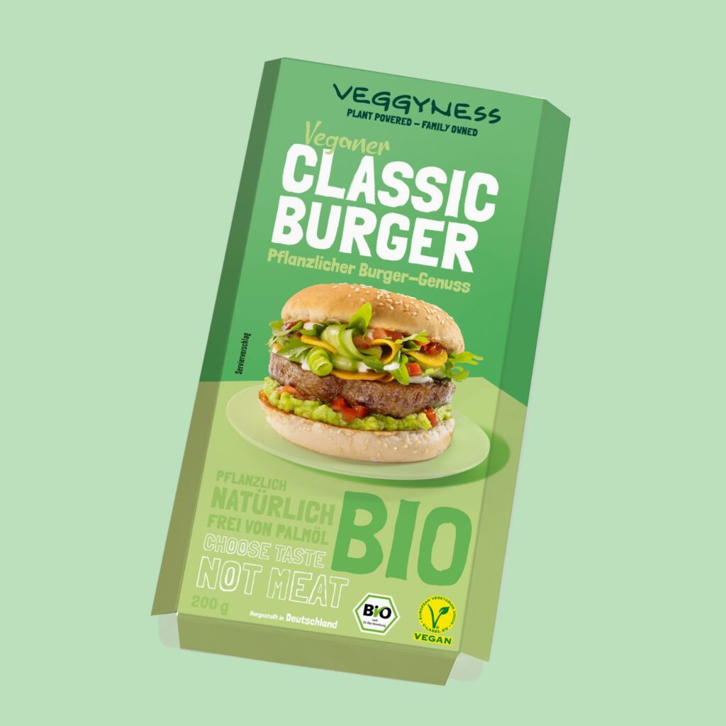 Veganer Burger "Classic" von Veggyness