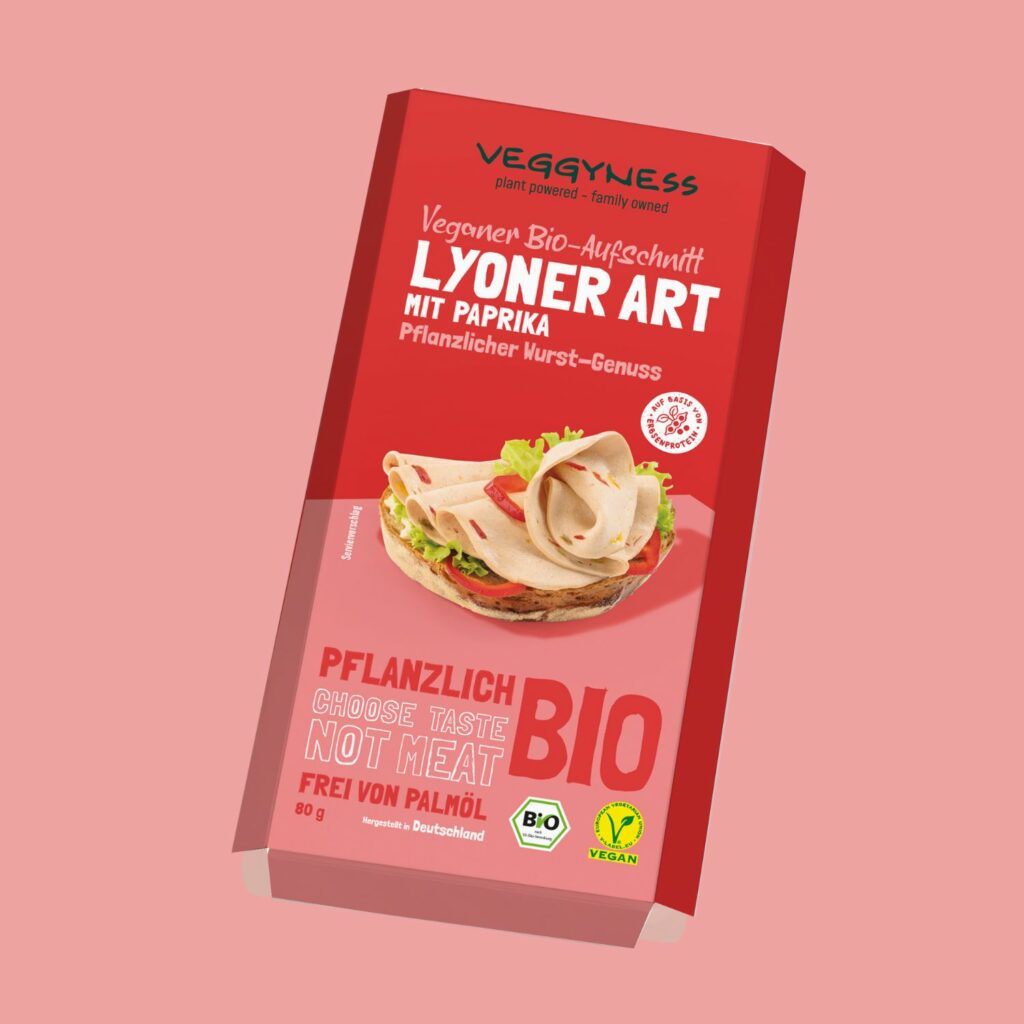 Vegane Lyoner Paprika Aufschnitt Bio