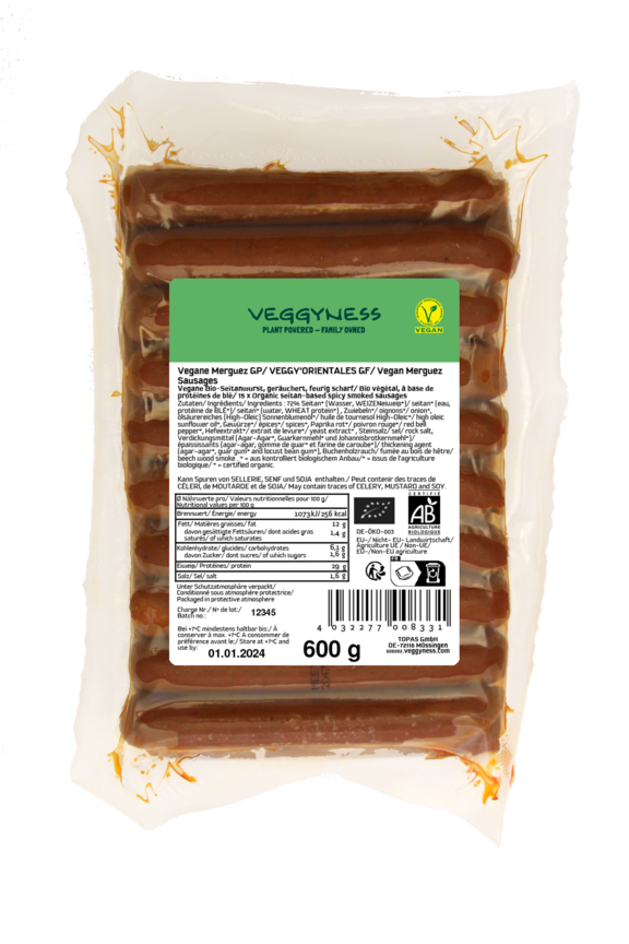 Vegane Merguez XXL – VEGGYNESS