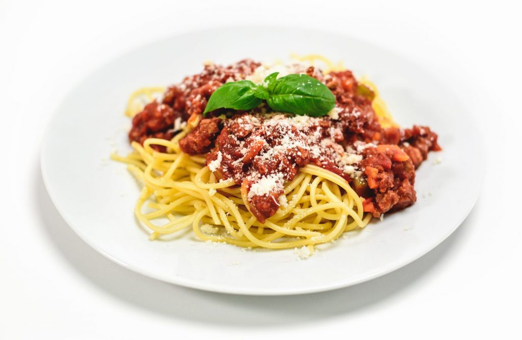 Rezept Veganer Bolognese mit Veganer Burger Spicy